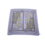 Hermes 'Quadridge' Surteint Dip Dye Silk Scarf