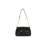 Gucci Black Zip Front Shoulder Bag