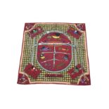 Hermes 'Les Voitures Nouvelles' Silk Scarf