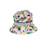 Missoni Mare Multicolour Itarsia Trim Bucket Hat - Size L
