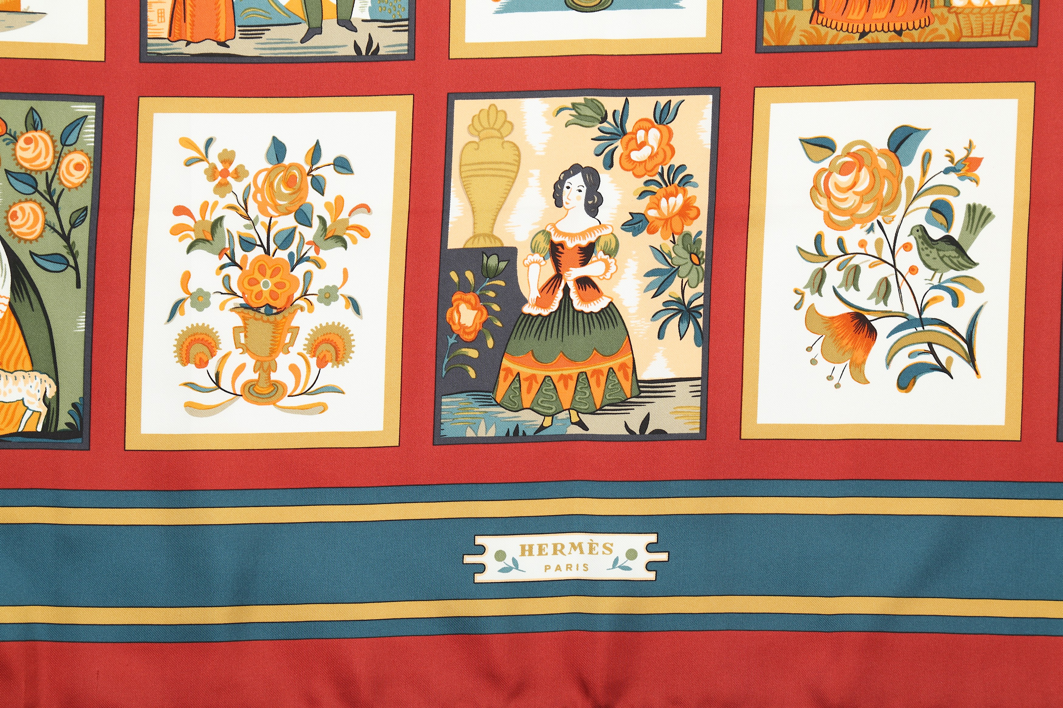 Hermes 'Imagerie' Silk Scarf - Image 2 of 4