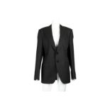 Dolce & Gabbana Black Jacquard Suit Jacket - Size 50