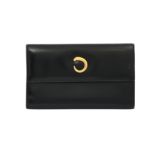 Cartier Black Panthere Trifold Long Wallet