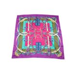 Hermes 'Grand Manege' Silk Scarf