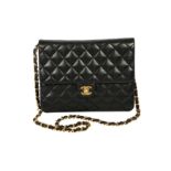 Chanel Black Single Flap Bag