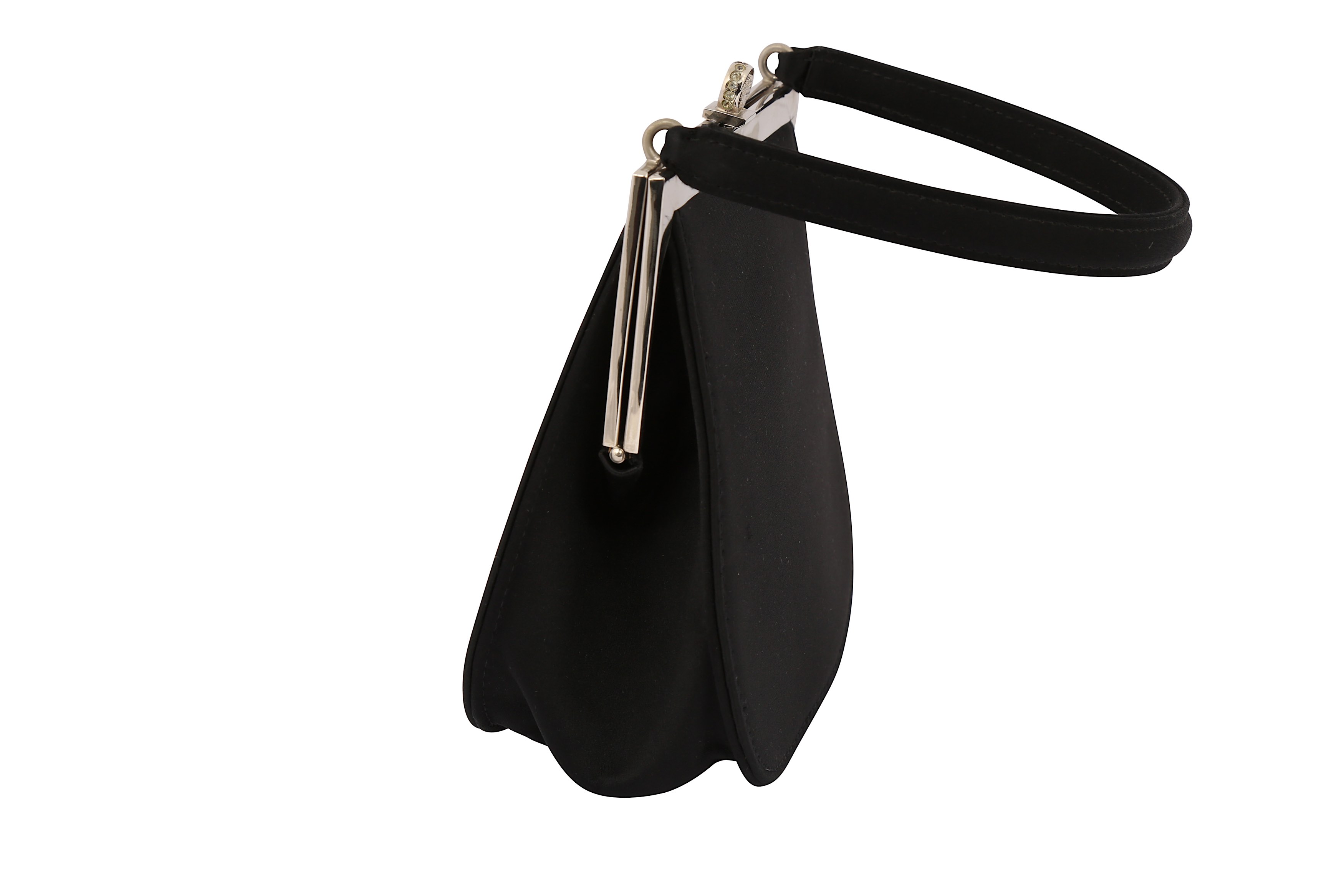 Gianni Versace Black Top Handle Mini Bag - Image 3 of 8
