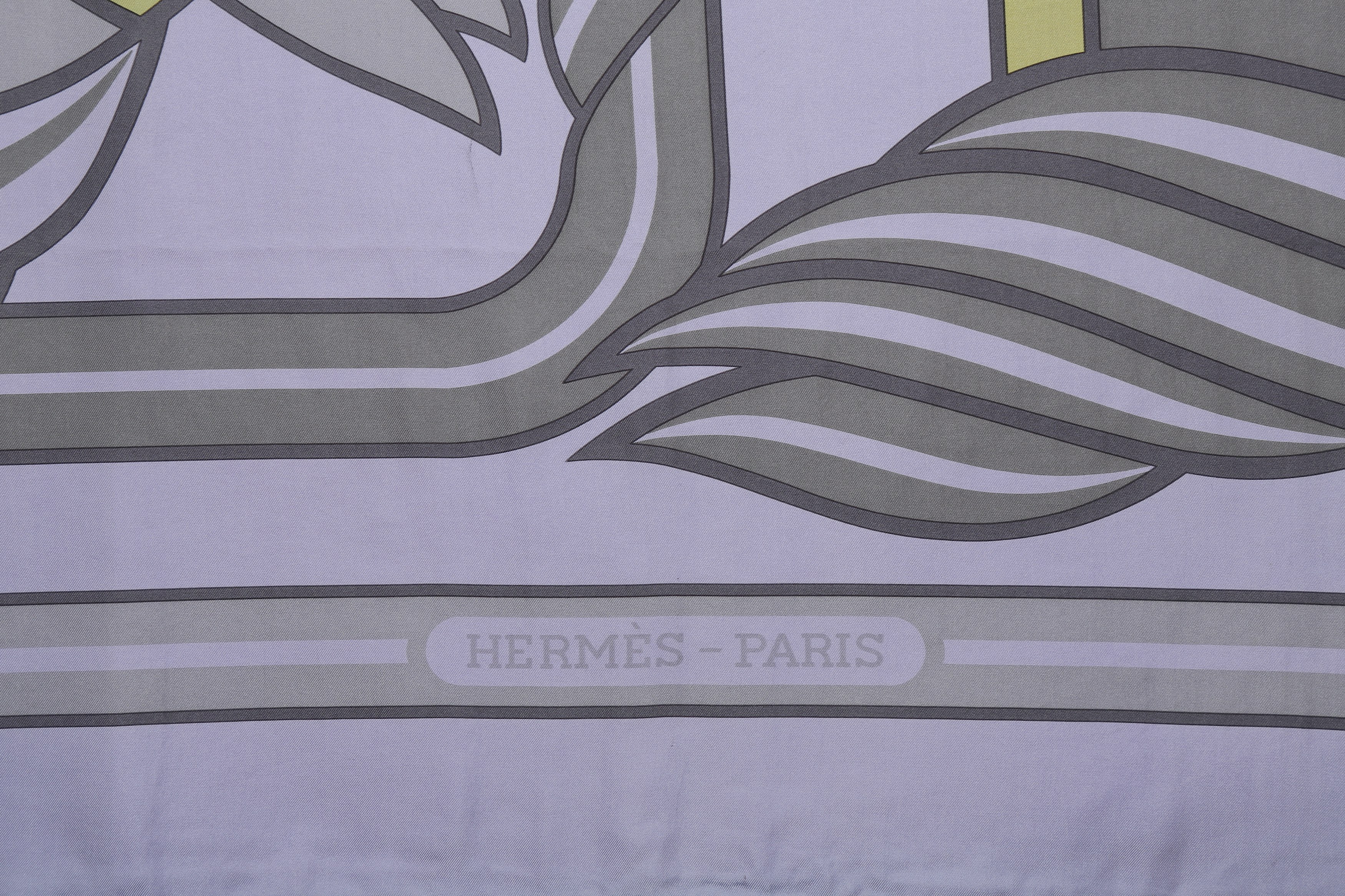 Hermes 'Quadridge' Surteint Dip Dye Silk Scarf - Image 3 of 4