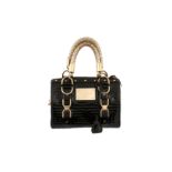 Gianni Versace Couture Greca Quilted Doctor Bag