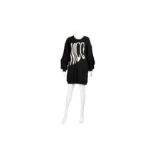 McQ Alexander McQueen Black Sweatshirt Dress - Size S