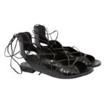 Yves Saint Laurent Black Tribute Sandal - Size 36