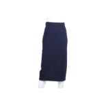 Roland Mouret Royal Blue Wool Skirt - Size 10