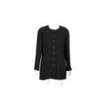 Chanel Black Knitted Jacket - Size 46