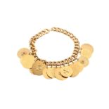 Chanel Coin Charm Statement Necklace