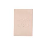 Chanel Pale Pink CC Logo Passport Holder