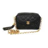 Chanel Black Quilted Evening Camera Bag