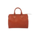 Louis Vuitton Tan Brown Epi Speedy 25