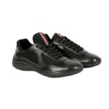 Prada Black America Mesh Trainers - Size 42