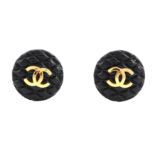 Chanel Clip On CC Logo Earrings