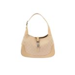 Gucci Beige Monogram Jackie Bag