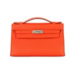 Hermes Capucine Swift Kelly Pochette