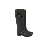 Chloe Black Prince Knee High Boot - Size 36.5