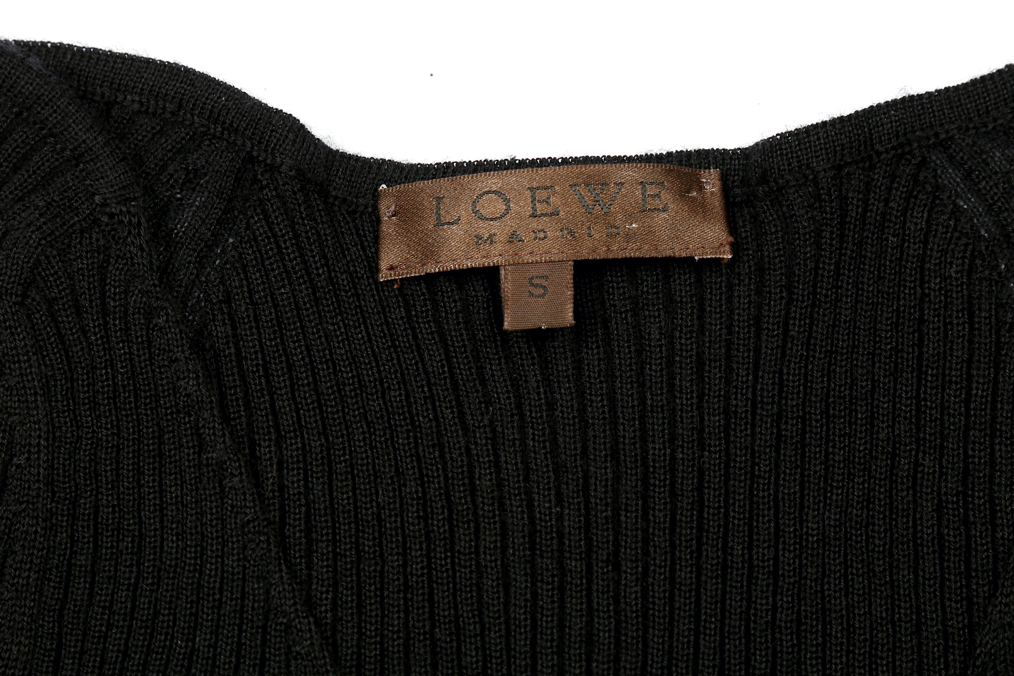 Prada Purple and Loewe Black Fine Knit Tops - Image 5 of 5