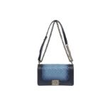 Chanel Blue Ombre Medium Boy Bag