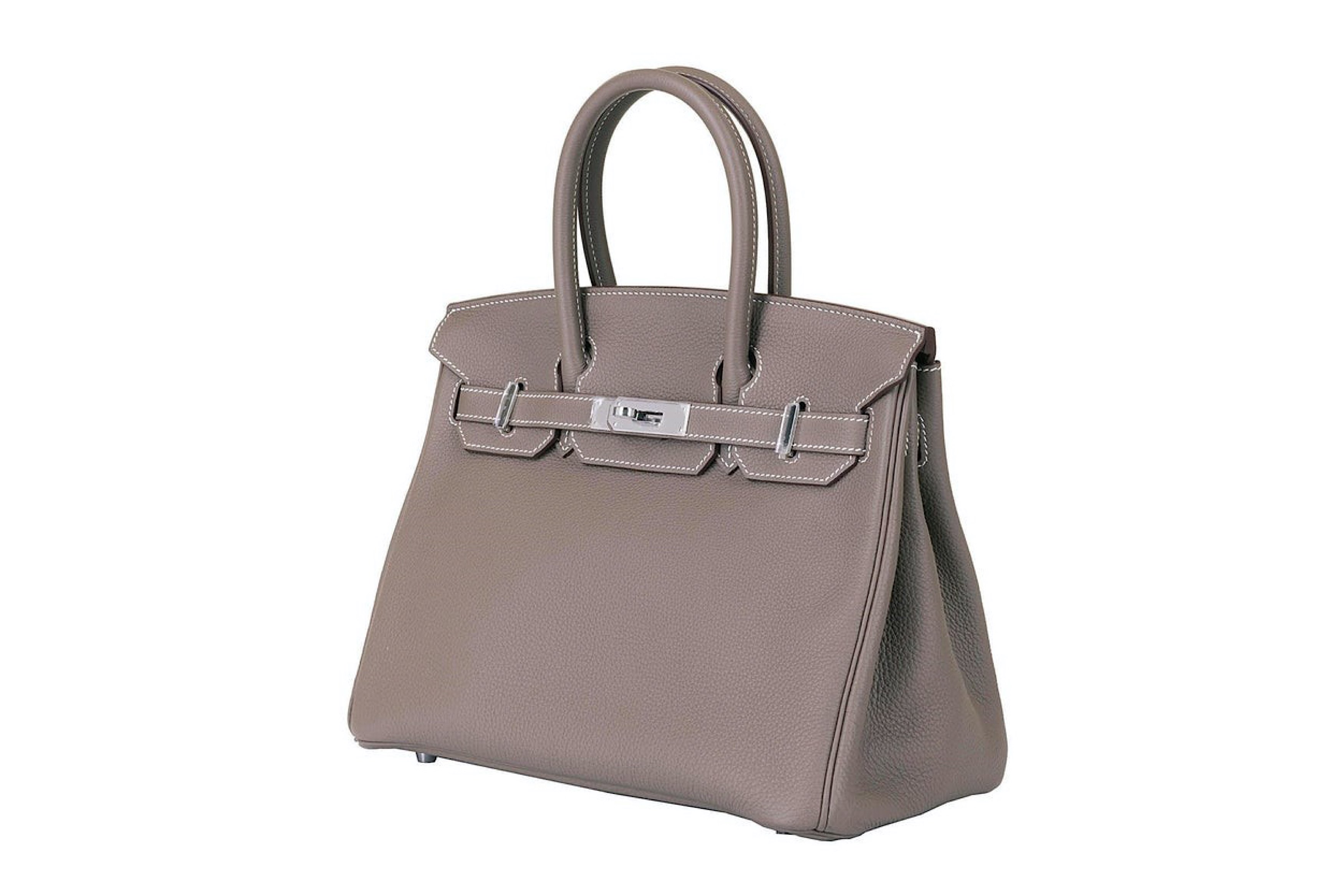 Hermes Etoupe Togo Birkin 30 - Image 3 of 8