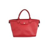 Longchamp Red Trapeze Bag