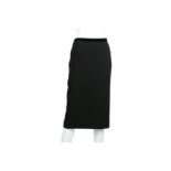 Louis Vuitton Black Wool Skirt - Size 38