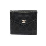 Chanel Black Quilted Wallet