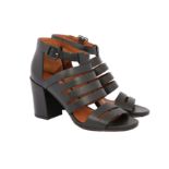 Givenchy Black Cut-Out Block Heel Sandal - Size 36.5