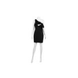 Valentino Techno Couture Black Bow Dress - Size 44