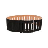 Alaia Black Suede Cut Out Belt - Size 75