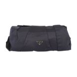 Prada Navy Ruched Clutch