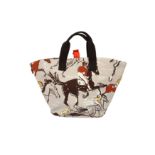 Hermes Grege Panier De Plage Finish Toil GM