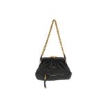 Marc Jacobs Black Quilted Mini Stam Bag