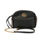 Gucci Black Matelasse Marmont Large Crossbody