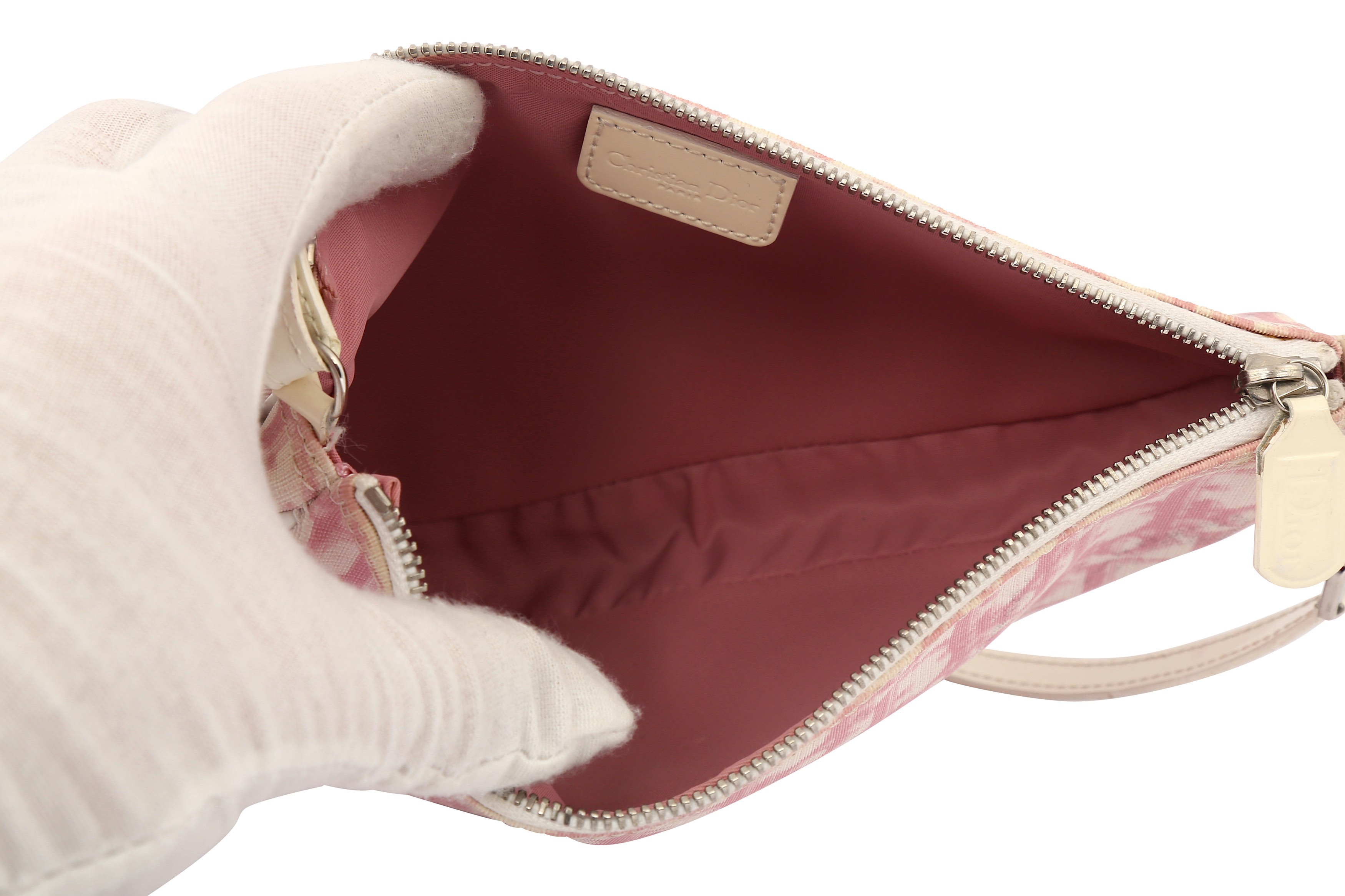 Christian Dior Pink Diorissimo Saddle Bag - Image 6 of 6