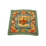 Hermes 'Au Son du Tam Tam' Silk Scarf