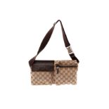 Gucci Beige Monogram Belt Bag