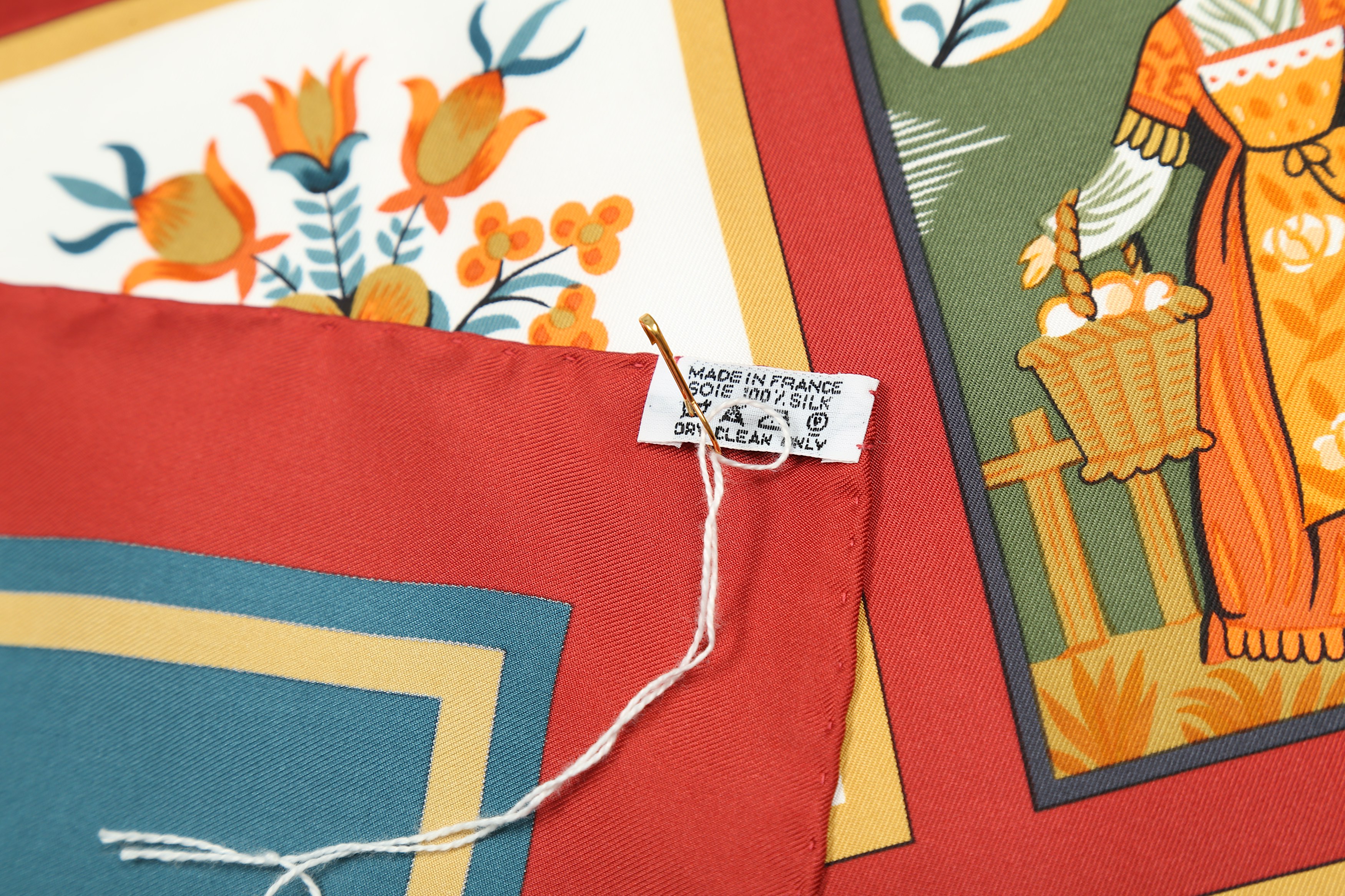 Hermes 'Imagerie' Silk Scarf - Image 3 of 4