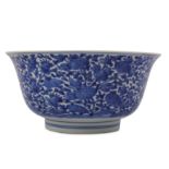 A CHINESE BLUE AND WHITE 'BLOSSOMS' BOWL.