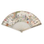 A CHINESE FOLDING FAN.