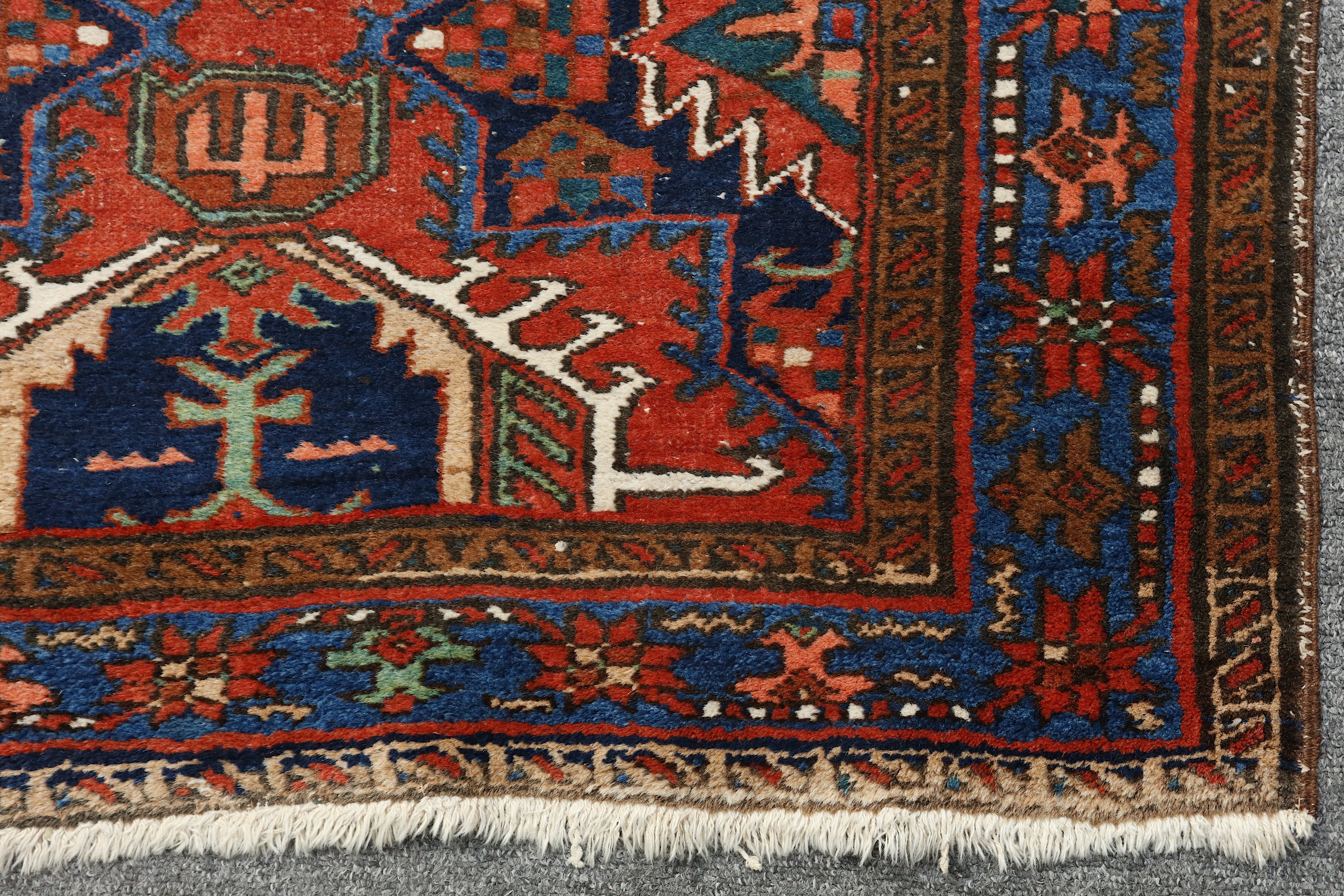 A FINE HERIZ RUNNER, NORTH-WEST PERSIA - Image 6 of 7