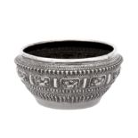 A mid to late 20th century Thai silver bowl, probably Bangkok circa 1970