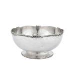 A late 20th century Indian silver fruit bowl, Bombay circa 1980