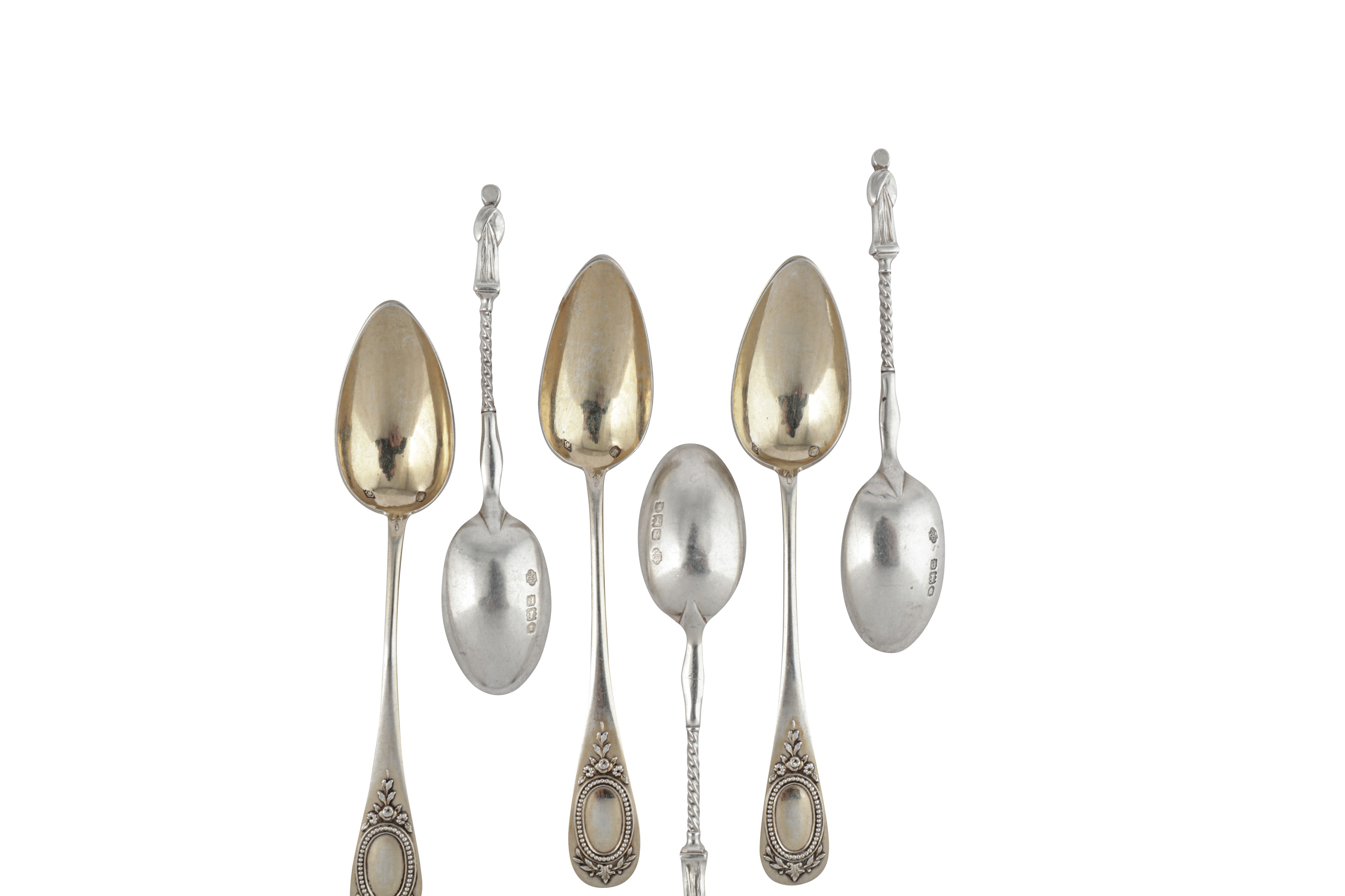 A mixed group of sterling silver flatware - Image 2 of 2