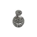 A late 19th century Anglo – Indian silver scent bottle Cutch, Bhuj, circa 1890 by Oomersi Mawji