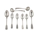 mixed group of sterling silver flatware